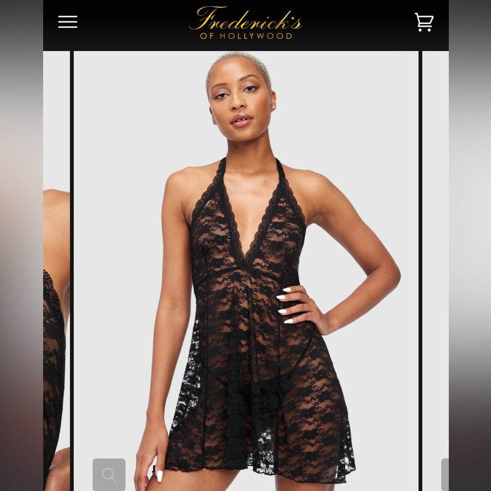 Fredericks Margarita babydoll nwt